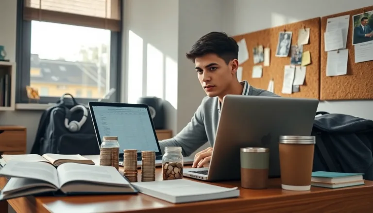 budgeting tips for college students-title