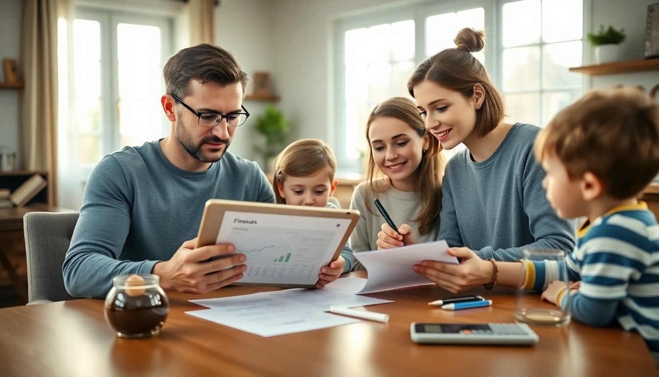 how to create a family budget on a single income-title